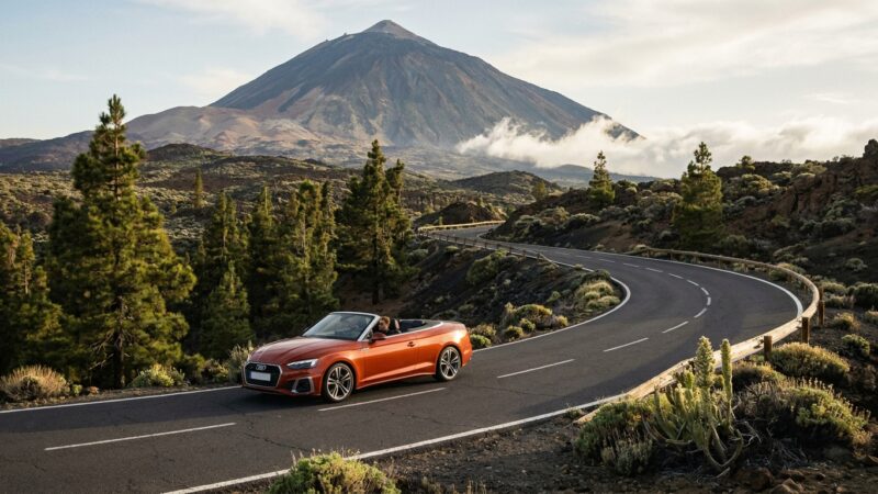 Огляд водіння Audi A5 Cabrio на Тенеріфе