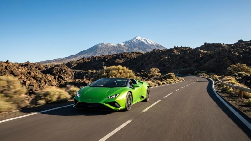 Lamborghini Huracan EVO Spyder, Тест-драйв на Тенеріфе